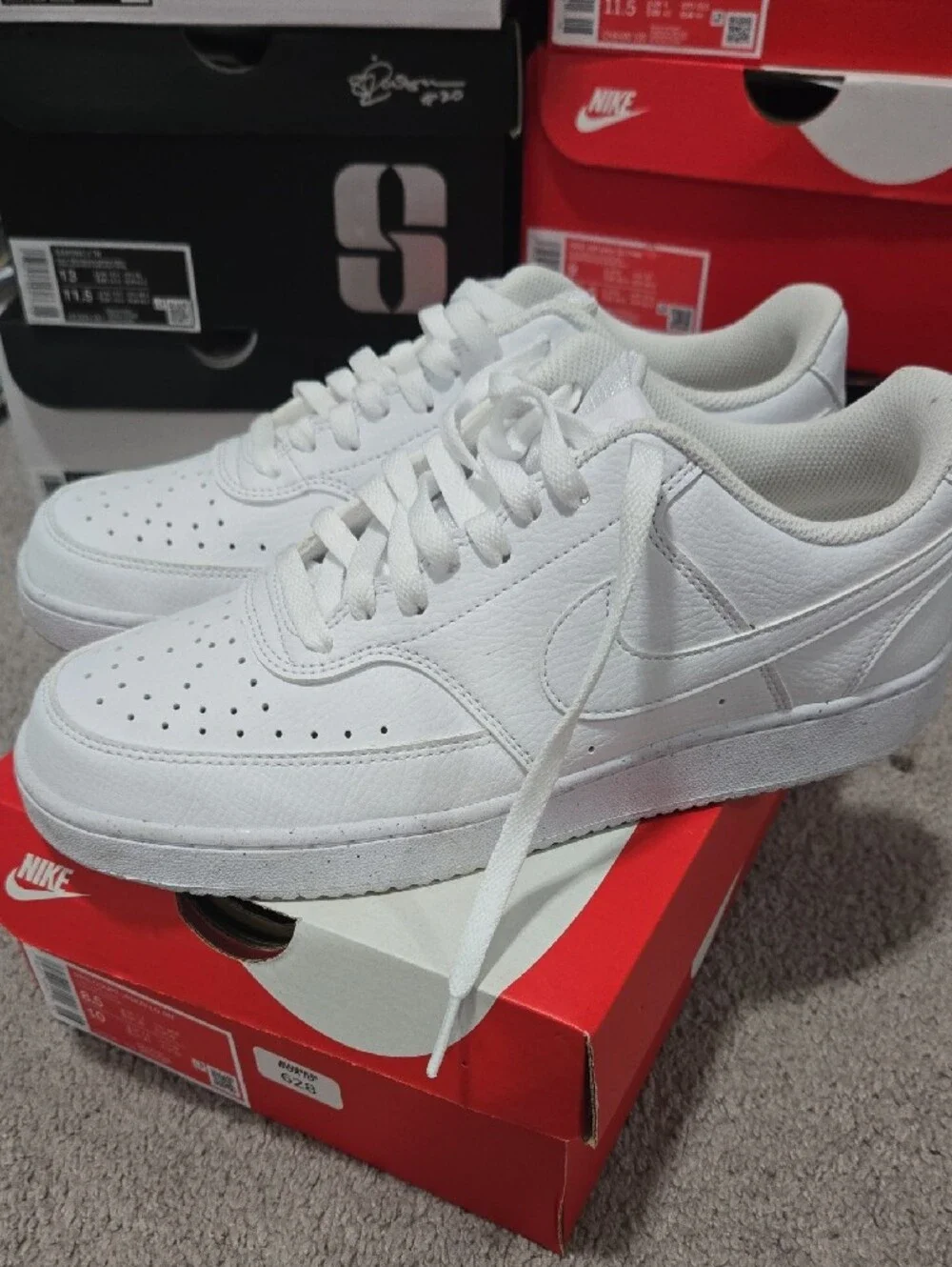 Nike Court Vision lo White Size 8.5